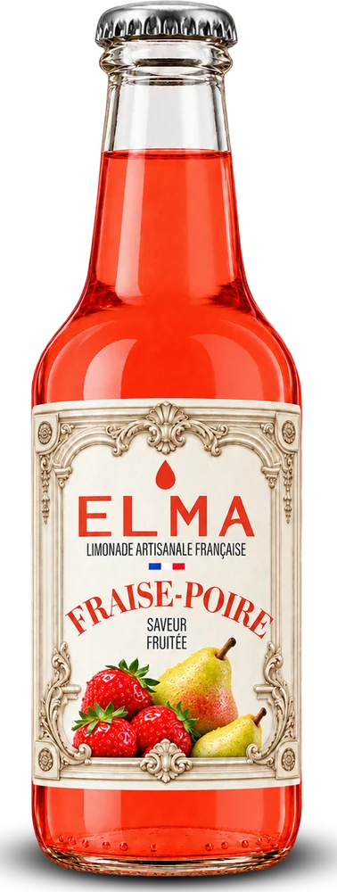 ELMA French craft lemonade Strawberry-Pear